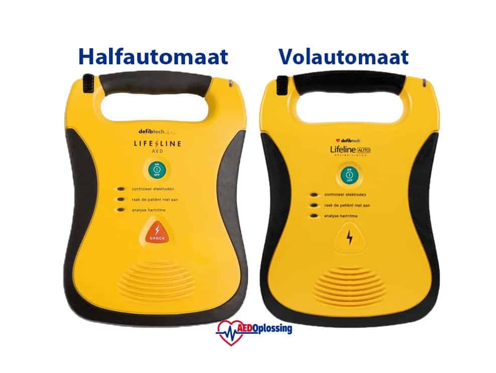 Verschil Halfautomaat volautomaat AED