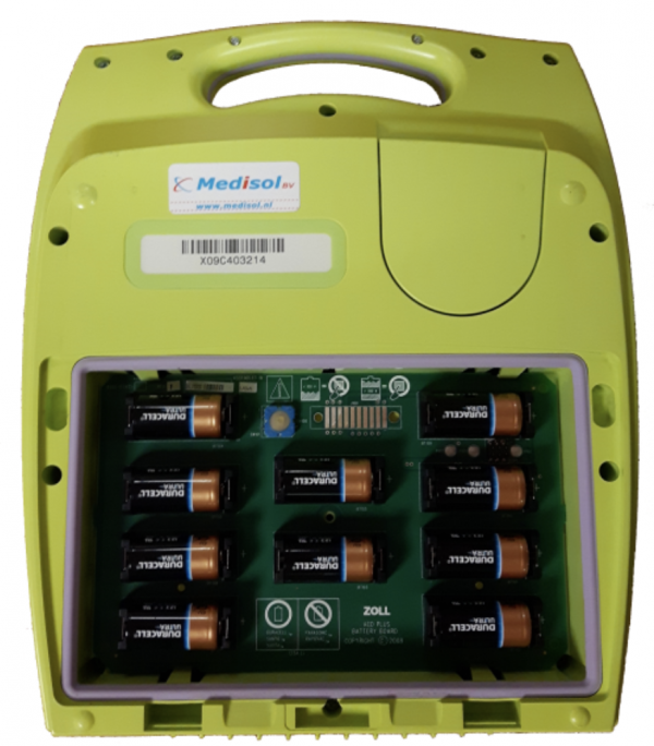Zoll AED Plus Batterijen open